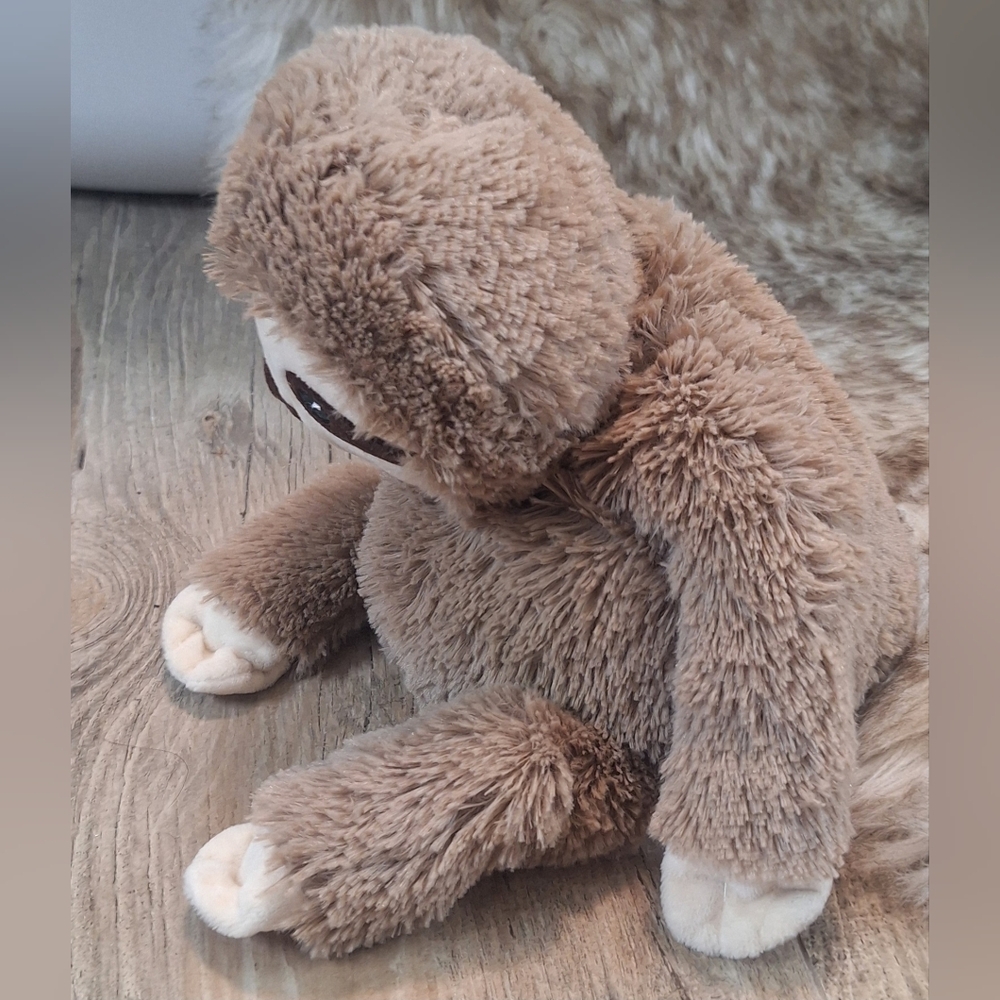 Warmies Sloth Plush Microwaveable Heated Stuffed Animal Weighted Cozy Therapy - Picture 4 of 9